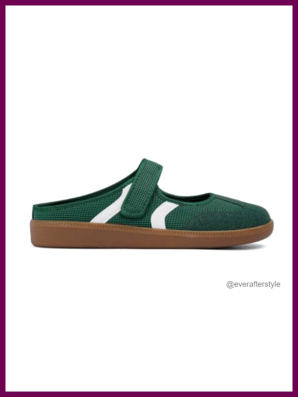 Platform Mary Jane Sneakers Faux Suede Slip On Mules Walking Flats